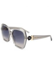 Jimmy Choo Damskie okulary przeciwsłoneczne w kolorze szaro-niebieskim rozmiar: 57. Niebieskie okulary przeciwsłoneczne Jimmy Choo, bez wzorów, z tworzywa sztucznego, szklane. Za 434.95 zł.