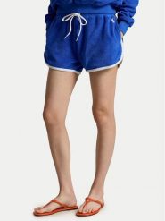 Polo Ralph Lauren Szorty sportowe 211A12956001 Niebieski Relaxed Fit. Niebieskie szorty sportowe Polo Ralph Lauren, bez wzorów, z bawełny. Za 599.99 zł.