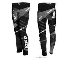 Legginsy King Pro Boxing Shadow Spats. Czarne legginsy sportowe KING PRO BOXING, l, bez wzorów, z materiału, na fitness i siłownię. Za 298.00 zł.