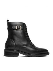 Lasocki Trzewiki CEO-WI23-ALEGRA-03 Czarny. Czarne botki Lasocki, bez wzorów, ze skóry, bez obcasa, na płaskiej podeszwie, bez zapięcia. Za 199.99 zł.