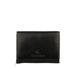 LORETTA Czarny skórzany portfel damski Canaletto RFID. Czarne portfele bez wzorów, ze skóry. Za 161.99 zł.