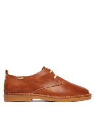 Pikolinos Półbuty Noia W5W-4535 Brązowy. Brązowe półbuty wsuwane Pikolinos, bez wzorów, ze skóry, bez obcasa, na płaskiej podeszwie. Za 599.99 zł.