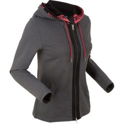 Bluza rozpinana, długi rękaw bonprix szary melanż. Bluzy marki INOVIK. Za 79.99 zł.
