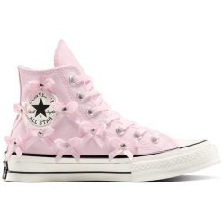 Buty sportowe Converse Chuck 70 Bows Studs. Czerwone buty sportowe lifestyle Converse, bez wzorów, sportowe, bez zapięcia. Za 490.00 zł.