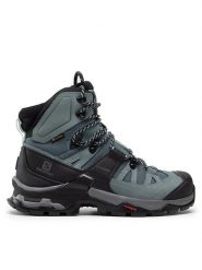 Salomon Trekkingi Quest 4 Gtx W GORE-TEX 413870 Niebieski. Niebieskie buty trekkingowe Salomon, z gore-texu, bez zapięcia. Za 899.99 zł.