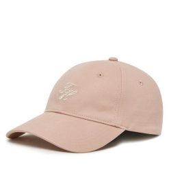 Czapka z daszkiem Tommy Hilfiger. Czerwone czapki z daszkiem Tommy Hilfiger, bez wzorów. Za 219.99 zł.
