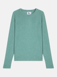Just Cashmere Kaszmirowy sweter "Jane" w kolorze turkusowym rozmiar: M. Niebieskie swetry Just Cashmere, m, bez wzorów, z kaszmiru, bez ramiączek. Za 333.81 zł.