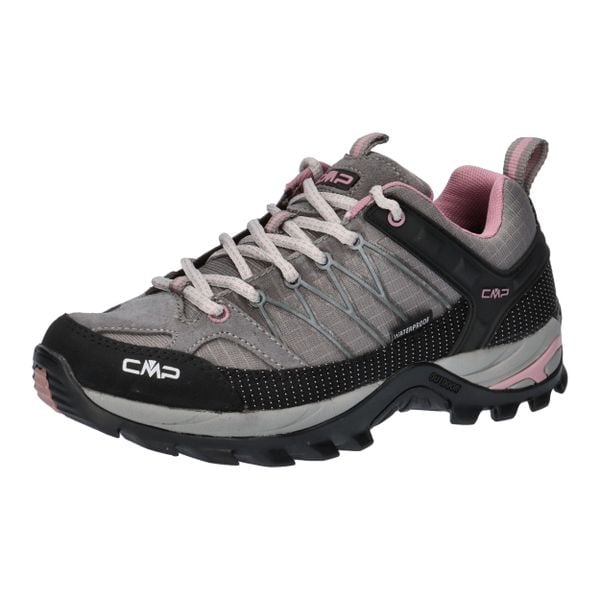 Buty trekkingowe damskie CMP RIGEL LOW. Czarne buty trekkingowe CMP, bez wzorów, z materiału, bez zapięcia, trekkingowe. Za 329.99 zł.
