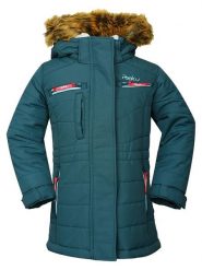 Peek U Parka zimowa "Frankie" w kolorze zielonym rozmiar: 152. Zielone płaszcze Peek U, na zimę, m, bez wzorów, bez kaptura. Za 329.95 zł.