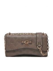 Guess Torebka HWPD95 29210 Brązowy. Brązowe kopertówki Guess, z aplikacjami, ze skóry, wizytowe, bez dodatków. Za 319.99 zł.