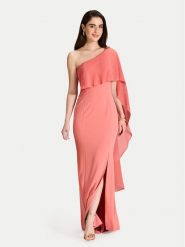 Swing Sukienka wieczorowa 5AJ03500 Koralowy Regular Fit. Pomarańczowe sukienki Swing, bez wzorów, z syntetyku, wizytowe, bez kołnierzyka, bez ramiączek. Za 779.99 zł.