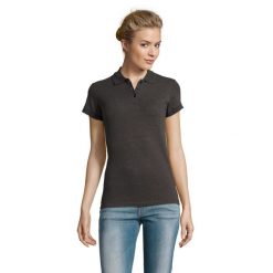 Damska Koszulka Polo Perfect Melange. Szare t-shirty sportowe SOL'S, xl, bez wzorów, bez ramiączek. Za 77.99 zł.