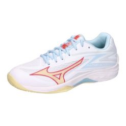 Buty do siatkówki damskie Mizuno Thunder Blade Z. Białe buty do biegania Mizuno, bez wzorów, bez zapięcia, do biegania. Za 269.99 zł.