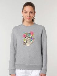 WOOOP Bluza w kolorze szarym rozmiar: XS. Szare bluzy Wooop, xs, bez wzorów, bez ramiączek, bez kaptura. Za 108.99 zł.