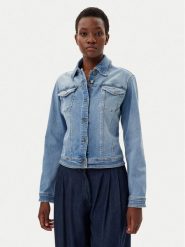 Liu Jo Kurtka jeansowa UA5046 DS615 Niebieski Regular Fit. Niebieskie kurtki Liu Jo, xs, bez wzorów, z bawełny, bez kaptura. Za 549.99 zł.