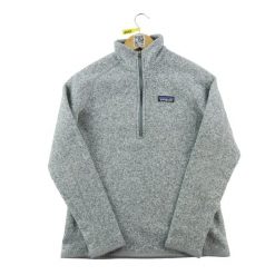 Second life - Bluza polarowa damska o dopasowanym kroju - Stan dobry. Szare bluzy bez kaptura Patagonia, s, bez wzorów, z jeansu, bez kaptura. Za 186.06 zł.