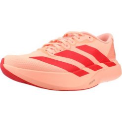 Buty ADIDAS ADIZERO EVO SL WOVE Rose. Czerwone buty trekkingowe adidas, bez wzorów, z tkaniny, bez zapięcia, na fitness i siłownię. Za 767.65 zł.