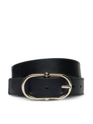Furla Pasek Damski WC00077 AX0733 O6000 Czarny. Czarne paski Furla, bez wzorów, ze skóry. Za 599.99 zł.