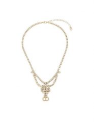 TWINSET Naszyjnik Collana 241TA4542 Złoty. Żółte naszyjniki Twinset, z tworzywa sztucznego, metalowe. Za 389.99 zł.