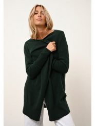 Just Cashmere Kaszmirowy kardigan "Brooke" w kolorze ciemnozielonym rozmiar: S. Zielone swetry Just Cashmere, s, bez wzorów, z kaszmiru, bez ramiączek. Za 500.99 zł.