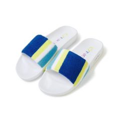 Klapki plażowe damskie O'Neill Brights Slides. Białe klapki O'Neill, bez wzorów, sportowe, bez obcasa, bez zapięcia. Za 199.00 zł.