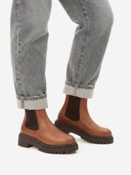 G-Star Raw Sztyblety EO-DAMLA-25FW26 Brązowy. Brązowe botki G-Star, bez wzorów, ze skóry, retro, bez obcasa, na płaskiej podeszwie, bez zapięcia. Za 479.99 zł.