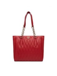 Beverly Hills Polo Club Torebka CEO-BHPC-C-016-09 Czerwony. Czerwone shopper bag Beverly Hills Polo Club, bez wzorów, z materiału, bez dodatków. Za 279.99 zł.