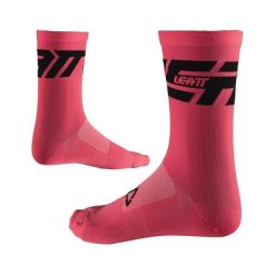 Skarpety rowerowe LEATT Socks MTB Endurance. Czerwone skarpetki LEATT, bez wzorów. Za 99.00 zł.