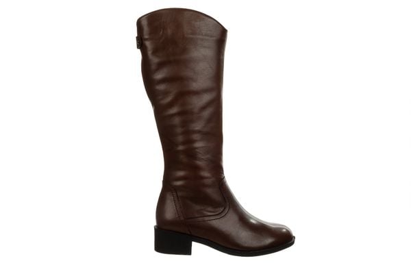 Kozaki Bayla-161 077 46514 Brown 161738, Brązowy, Skóra naturalna - 41. Brązowe kozaki Bayla, bez wzorów, z gumy, eleganckie, bez obcasa, bez zapięcia. W wyprzedaży za 412.49 zł.