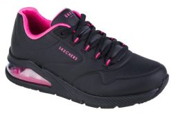 Buty sportowe Sneakersy damskie, Skechers Uno 2 - 2nd Best. Czarne buty treningowe Skechers, bez wzorów, z materiału, przed kostkę, bez zapięcia, trekkingowe. Za 319.99 zł.