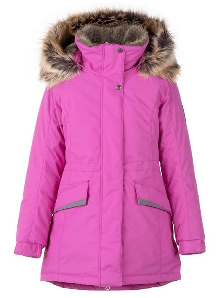 LENNE Parka zimowa "Ella" w kolorze różowym rozmiar: 152. Różowe płaszcze LENNE, na zimę, bez wzorów, bez kaptura. Za 488.95 zł.