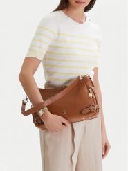 Beverly Hills Polo Club Torebka CEO-BHPC-C-011-09 Brązowy. Brązowe torebki klasyczne Beverly Hills Polo Club, bez wzorów, z materiału, bez dodatków. Za 259.99 zł.