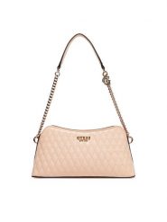 Guess Torebka HWGG9626170 Różowy. Czerwone listonoszki Guess, z aplikacjami, ze skóry, bez dodatków. Za 299.99 zł.