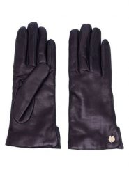 COCCINELLE Skórzane rękawiczki w kolorze czarnym rozmiar: M. Czarne rękawiczki Coccinelle, bez wzorów, z materiału. Za 395.94 zł.