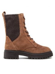 Geox Trapery D Iridea N D26HRN 0226W C0183 Brązowy. Brązowe traperki Geox, bez wzorów, ze skóry, bez obcasa, bez zapięcia. Za 799.99 zł.