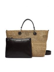 Emporio Armani Torebka EW000360 AF21022 U1073 Beżowy jasny. Brązowe shopper bag Emporio Armani, bez wzorów, z syntetyku, bez dodatków. Za 2,779.00 zł.