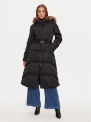 Guess Kurtka puchowa New Olga W4BL41 WEX52 Czarny Regular Fit. Czarne kurtki Guess, xs, z aplikacjami, z puchu, bez kaptura. Za 799.99 zł.