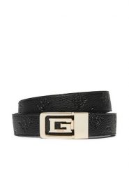 Guess Pasek Damski BW9185 P4430 Czarny. Czarne paski Guess, z aplikacjami, ze skóry. Za 169.99 zł.