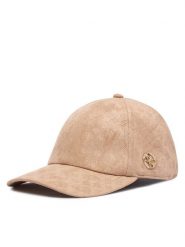Guess Czapka z daszkiem AW5627 POL01 Beżowy. Brązowe czapki z daszkiem Guess, z aplikacjami, z poliesteru. Za 194.99 zł.