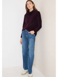 Cecil Bluza w kolorze fioletowym rozmiar: XL. Różowe bluzy bez kaptura Cecil, xl, bez wzorów, bez kaptura, na golfa. Za 131.12 zł.