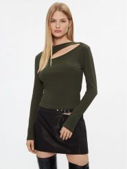 ONLY Bluzka 15283977 Zielony Regular Fit. Zielone bluzki ONLY, m, bez wzorów, z bawełny, bez kołnierzyka, bez ramiączek. Za 49.99 zł.