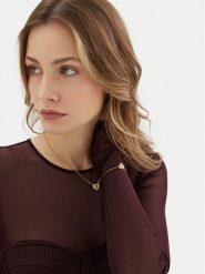 Guess Zestaw bransoletka i naszyjnik JUBS05 078JW Złoty. Żółte naszyjniki Guess, z tworzywa sztucznego, metalowe. Za 359.99 zł.