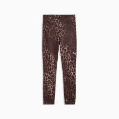 Legginsy damskie Puma TAD ESSENTIAL SPOTTED HAZE brązowe 52851513 r S. Brązowe legginsy Puma, bez wzorów, z dzianiny. Za 146.17 zł.