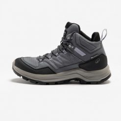 Second Life - Buty turystyczne damskie Quechua MH100 wodoodp... - Stan Doskonały. Fioletowe buty trekkingowe QUECHUA, z kauczuku, przed kolano, bez zapięcia. Za 228.99 zł.