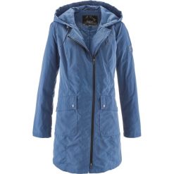 Parka przejściowa, lekko watowana bonprix niebieski dżins. Płaszcze marki House. Za 89.99 zł.
