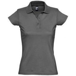 Damska Koszulka Polo Prescott Jersey. Niebieskie t-shirty sportowe SOL'S, l, bez wzorów, z jersey, bez ramiączek. Za 84.99 zł.