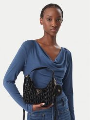 Guess Torebka J6BZ23 W4033 Czarny. Czarne torebki klasyczne Guess, z aplikacjami, bez dodatków. Za 284.99 zł.