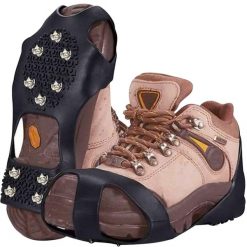 Raczki na Buty Turystyczne Raki Etui Antypoślizgowe Kolce Nakładki 36-40 M TRIZA. Czarne buty trekkingowe TRIZAND, bez zapięcia. Za 30.90 zł.