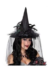 Widmann Kapelusz czarownicy w kolorze czarnym rozmiar: onesize. Czarne kapelusze Widmann, bez wzorów. Za 32.98 zł.