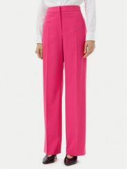 HUGO Spodnie materiałowe Hambali 50537611 Różowy Relaxed Fit. Czerwone spodnie materiałowe Hugo, bez wzorów, z materiału. Za 539.99 zł.